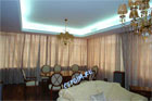Фото классических штор из жаккарда для гостиной